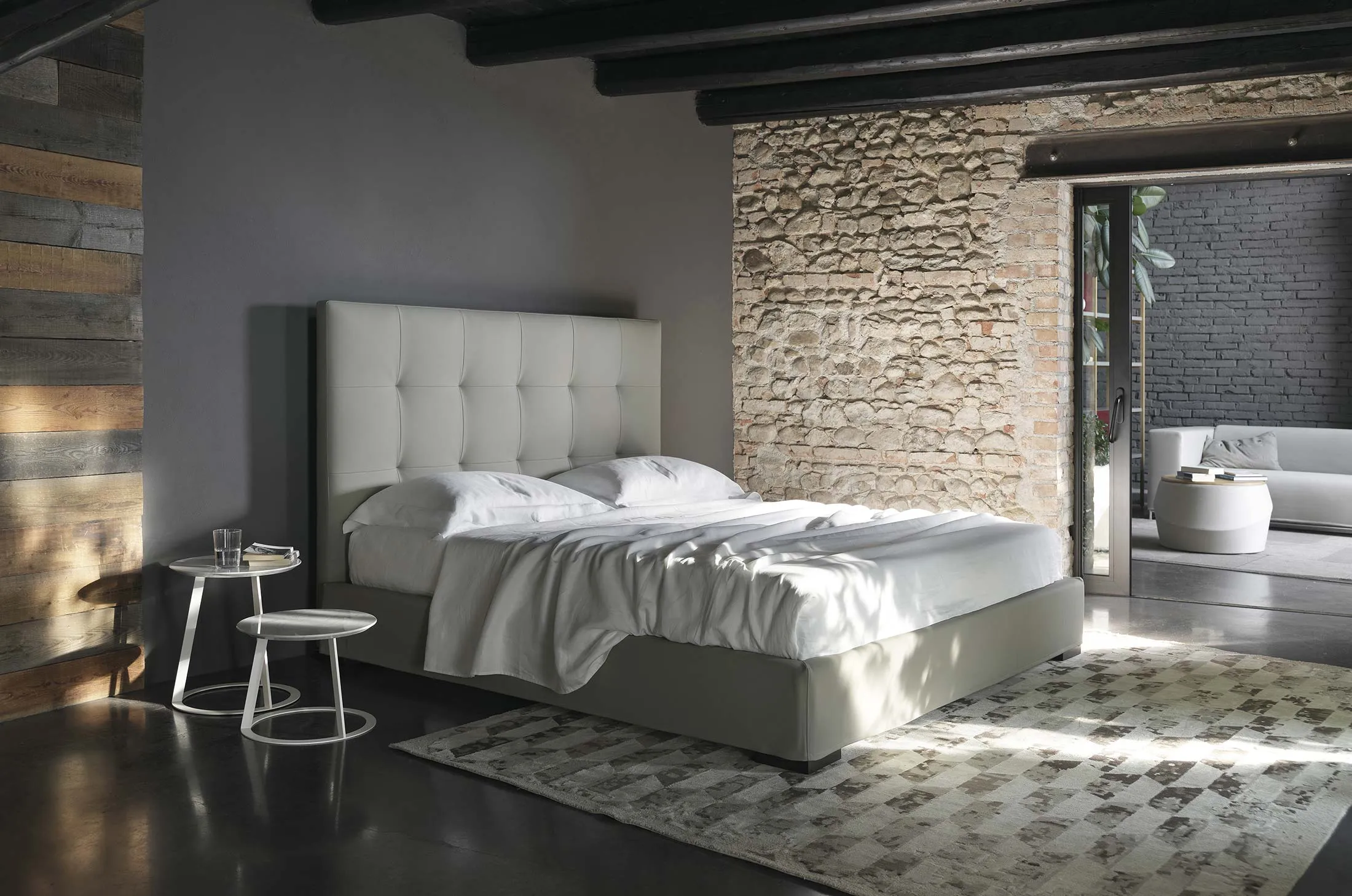 Letto matrimoniale imbottito e sfoderabile GRENADA by Casamania & Horm_6