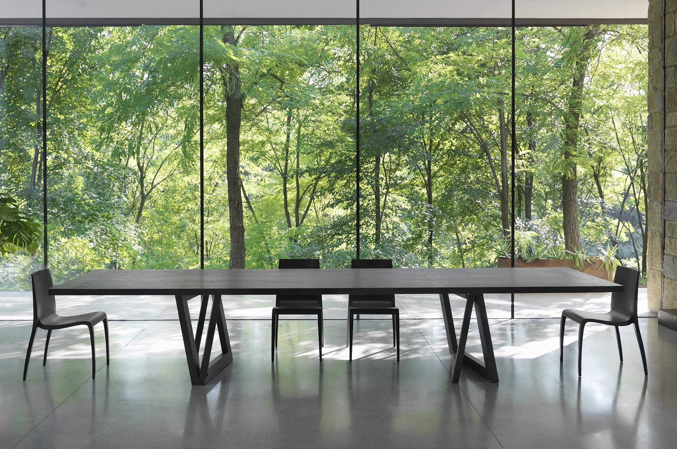 Tavolo rettangolare in frassino QUADROR™ 03 by Casamania & Horm